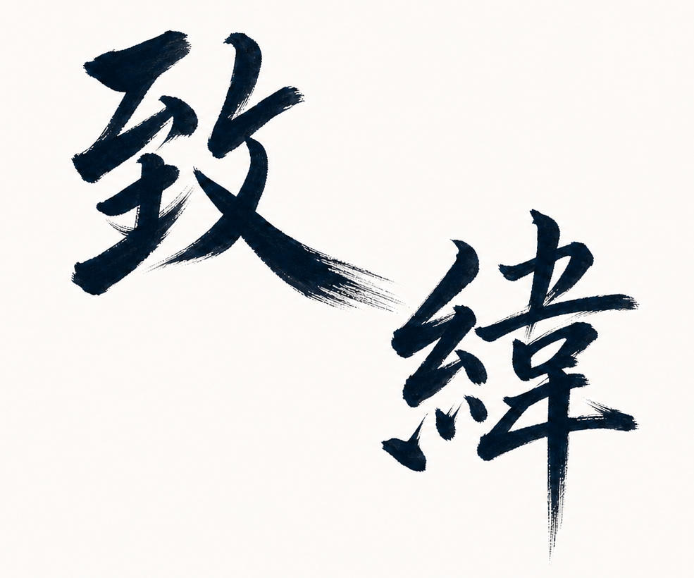 致緯品牌書法